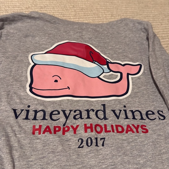 2!! Vineyard Vines Grey Long sleeve cotton shirts child size 6 - Picture 3 of 11